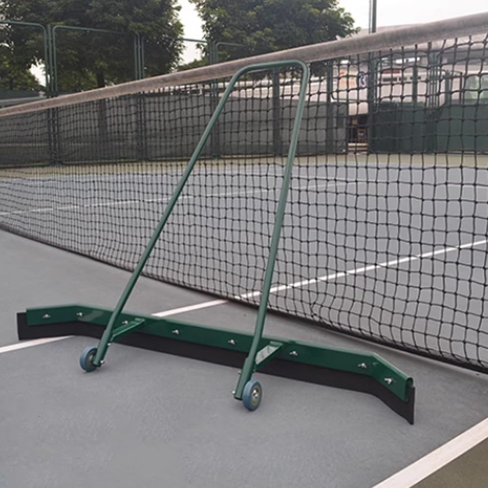 DONGXIAO Escobilla de Goma de aleación de Aluminio para Empujar el Agua de la Pista de Baloncesto Escobilla de Goma para Empujar el Agua del Suelo al Aire Libre con 2 Cuchillas de Espuma EVA