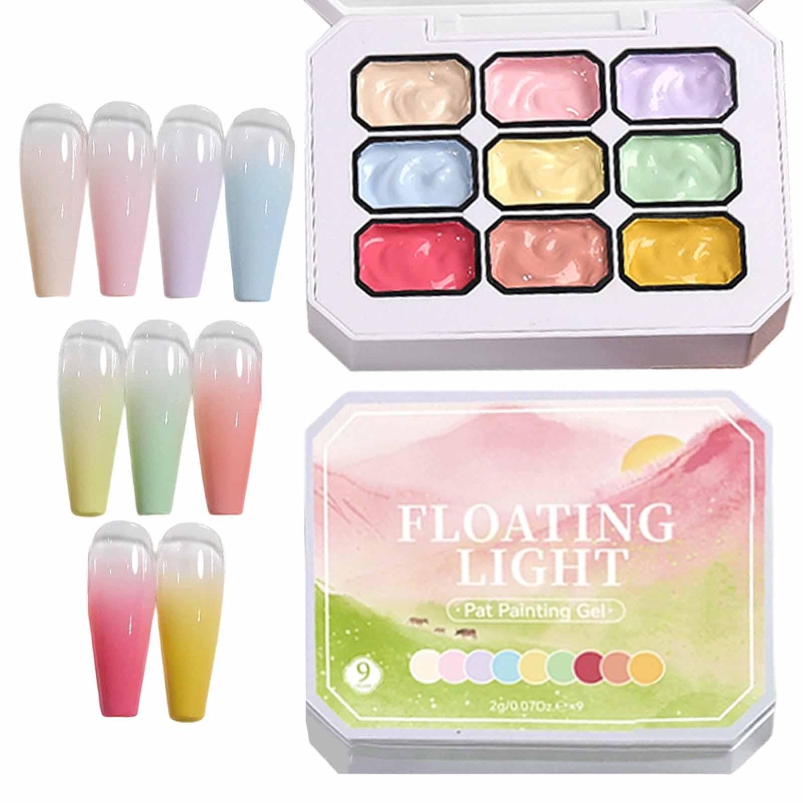 Gels para uñas pegamento gradiente para esculpir sin manchas en salón 8