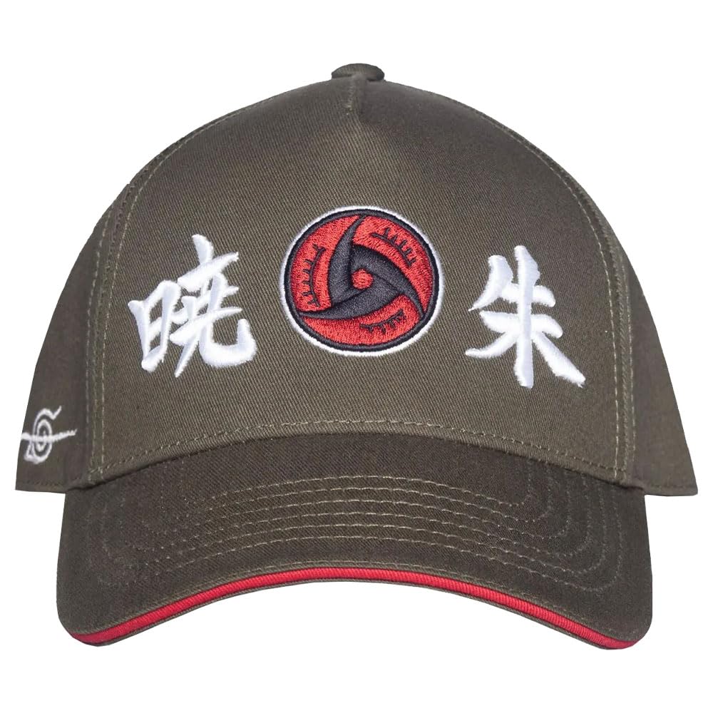 Difuzed Men's Green Naruto Akatsuki Clan Baseball Cap Size One Size One Size