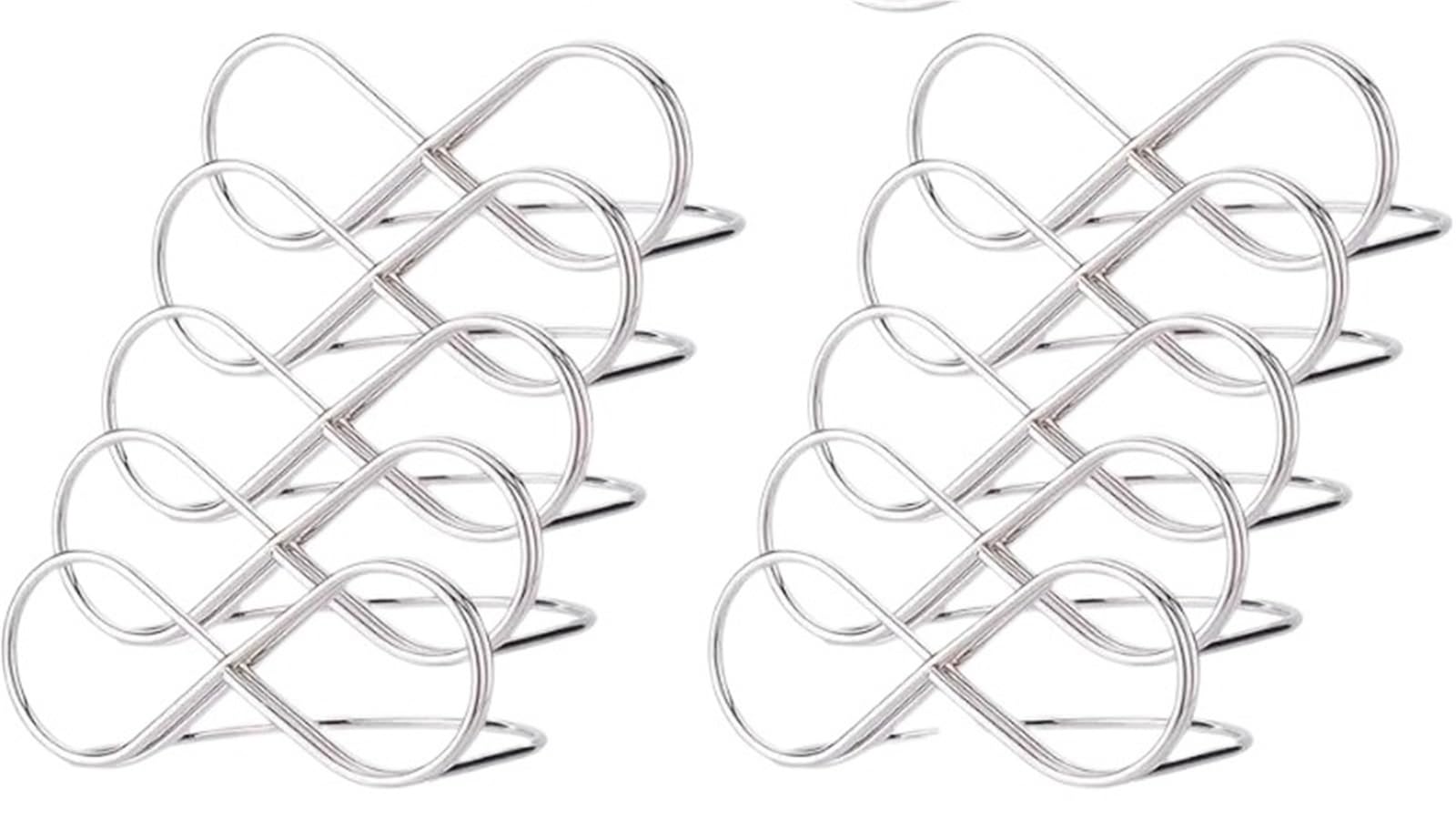 20 Stück Tischnummernhalter, Sitzetiketten, Tischkarten-Clips, Name (AECH-10327)