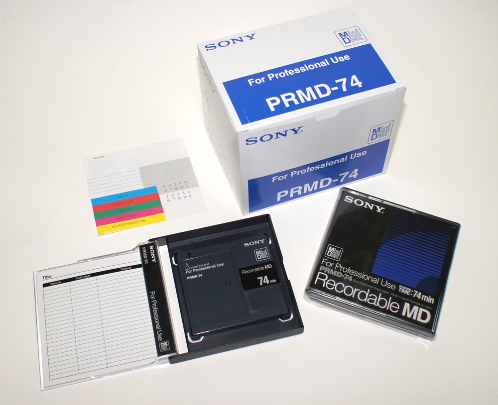 Mini Disc Sony Mdw-74 (mdw74) Original , Cx C/ 5 Pçs | Frete grátis