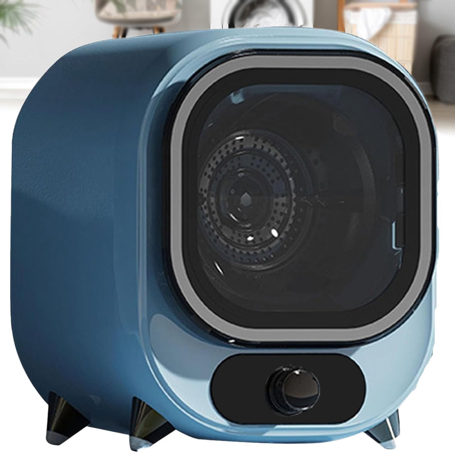 Petit sèche-linge de 450W compact avec tambour inox et minuterie