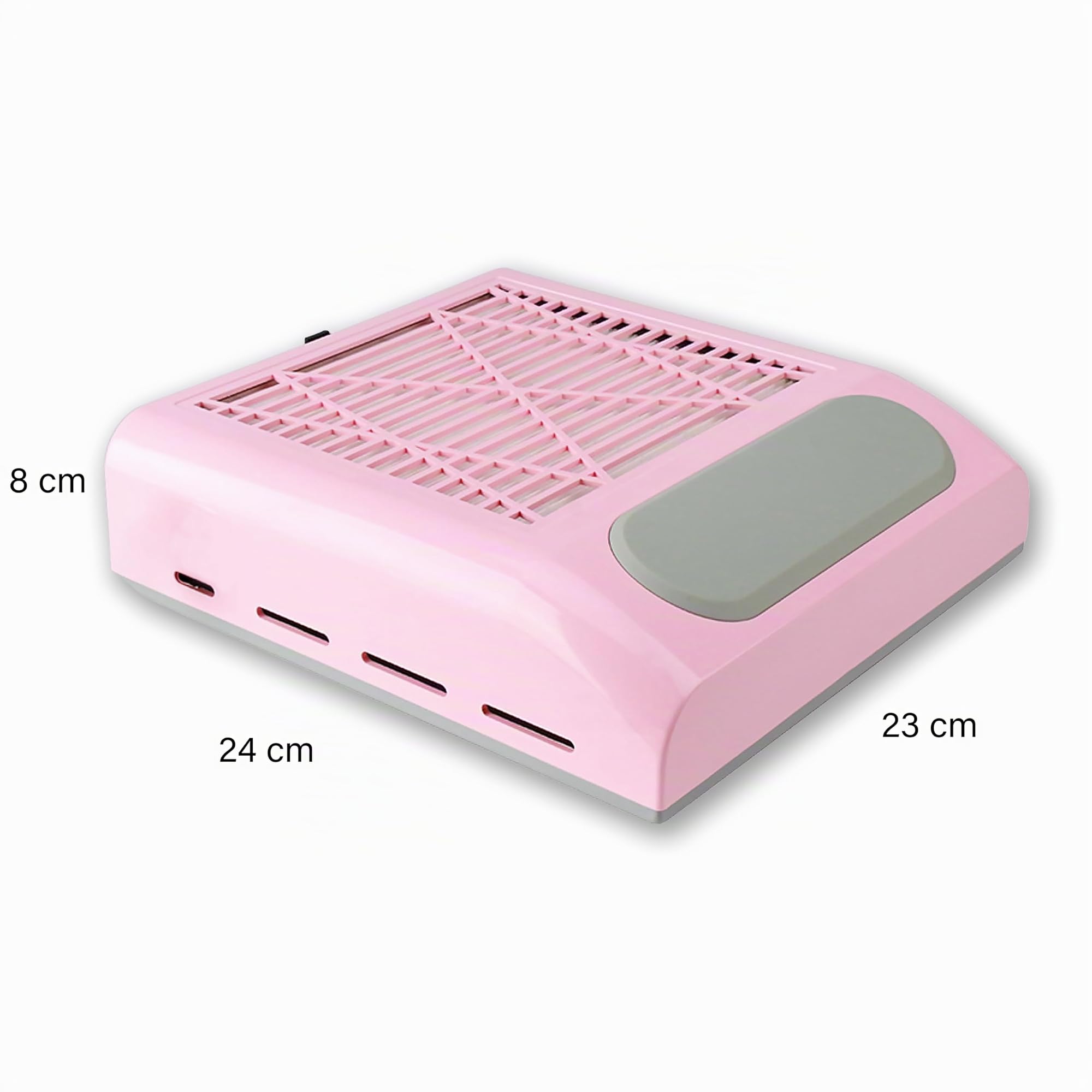 Retoo - Aspirador de uñas profesional para salón de manicura y hogar (80 W, potente aspirador para manicura, salón, diseño de uñas, velocidad 4500 rpm, rosa