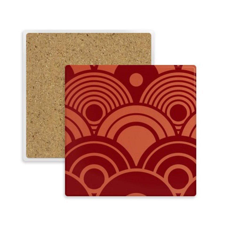 Dessous de verre absorbant style japonais anti-taches pour tasses et verres