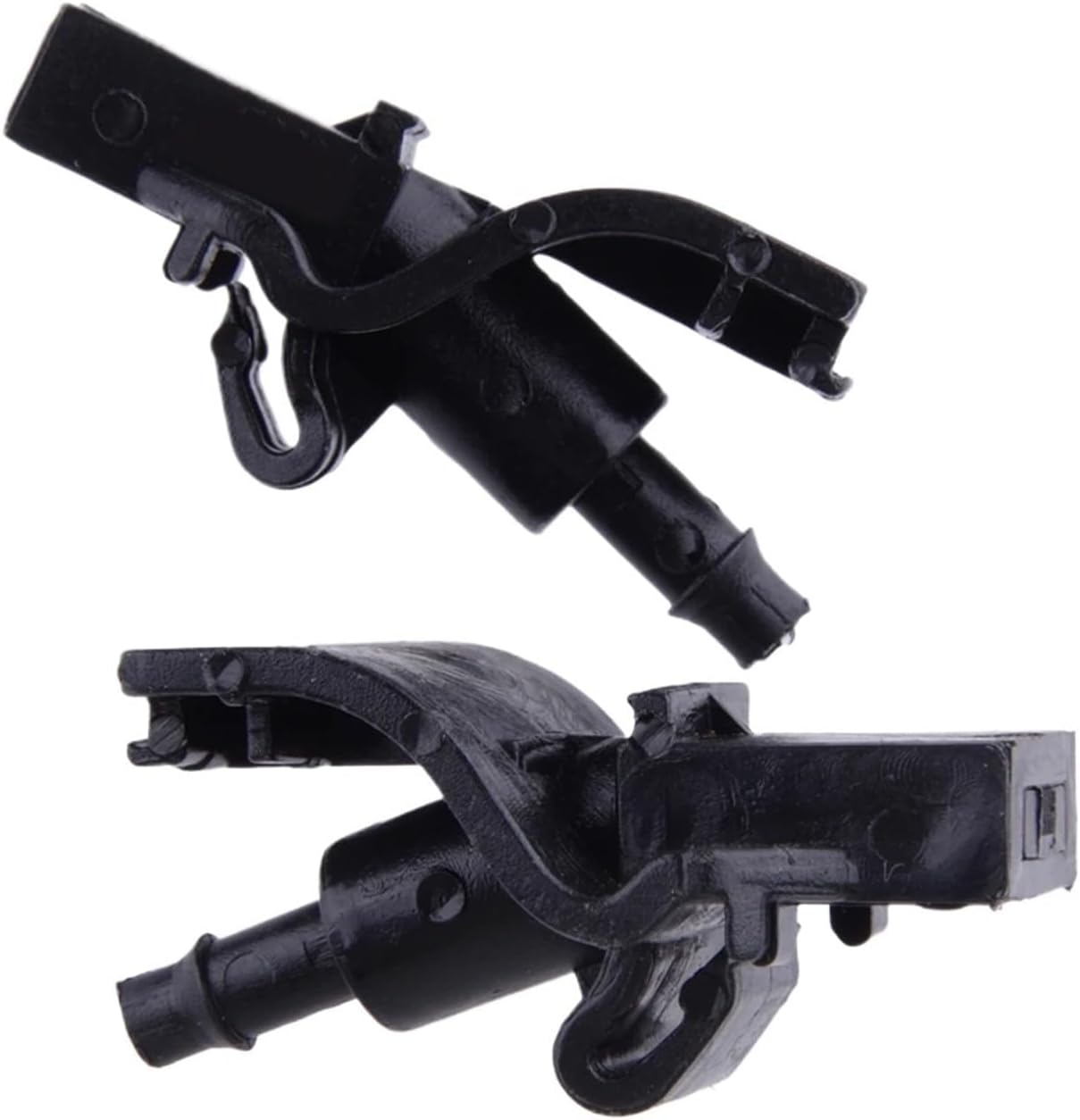 Car Windshield Washer Nozzles for Mustang 2015-2017, Windscreen Wiper Washer Spray Jet Kit ABS Plastic Replacement Accessories