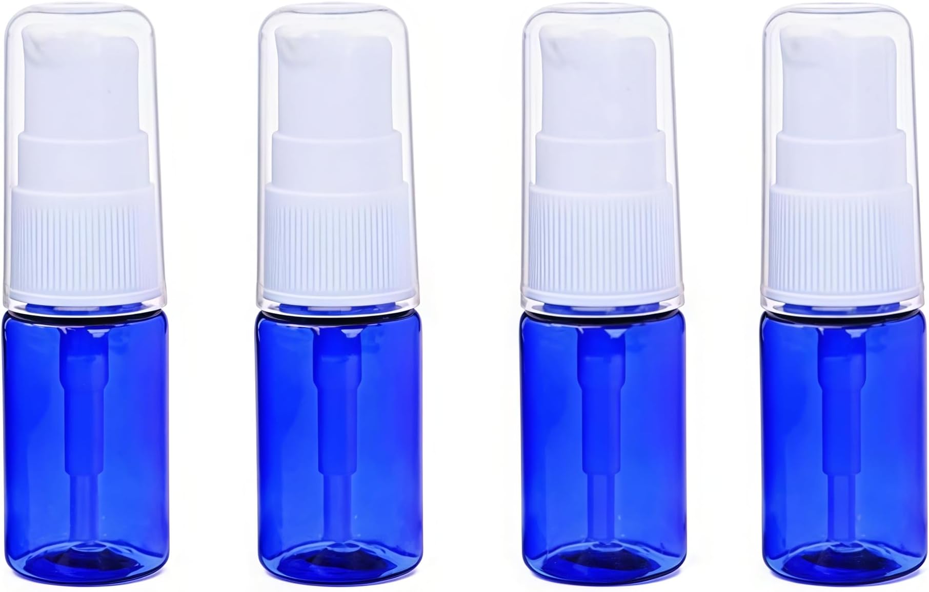 12PCS 10ML / 0.34oz Cosmetic Cream Pump Bottle Travel Size Dispenser Refillable Containers Foundation Travel Bottle for Shampoo