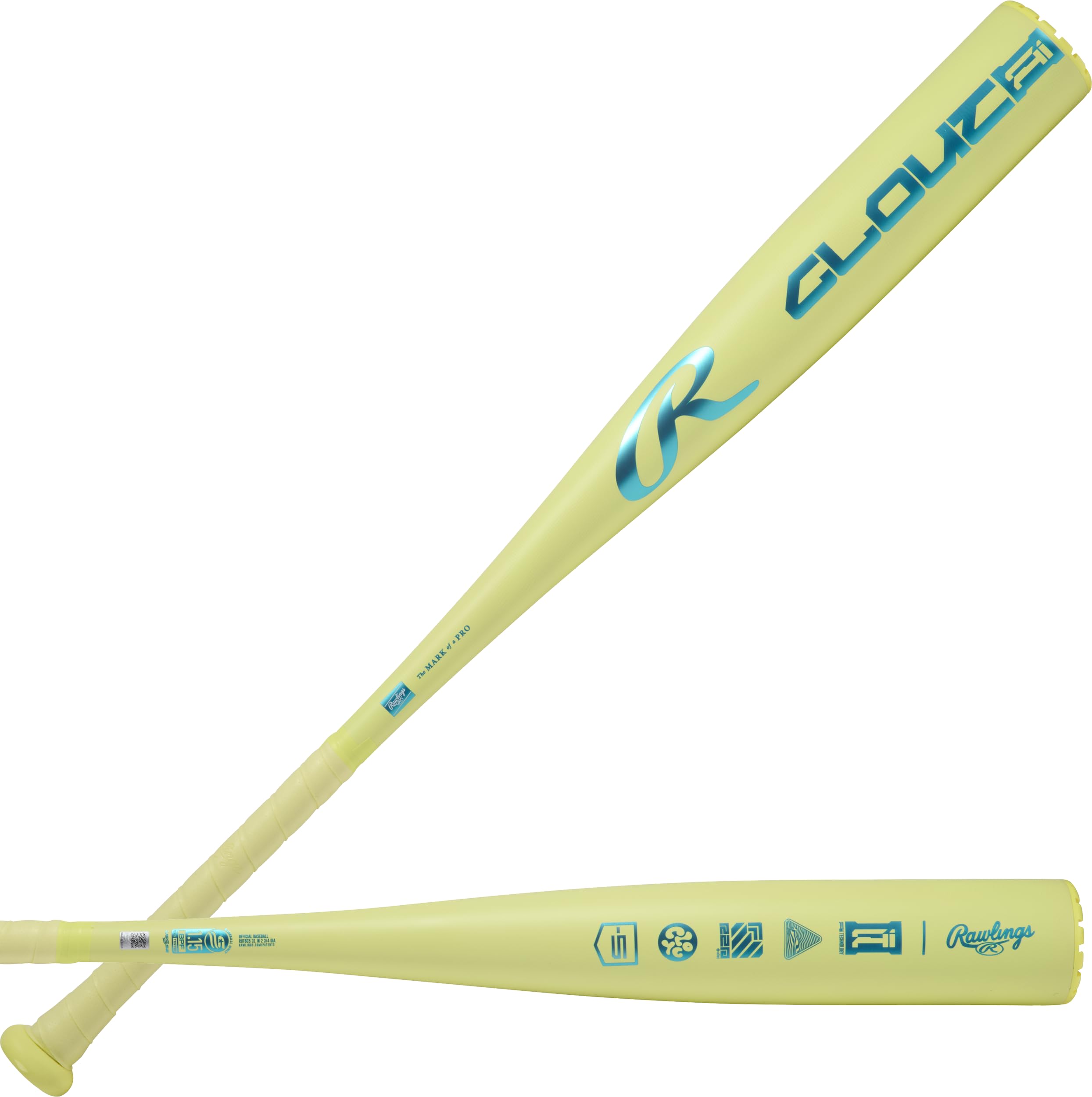 Rawlings | 2026 | Clout Ai Baseball Bat | USSSA | -5 / -8 / -10 Drop | 2 3/4" Barrel | 1 Pc. Alloy