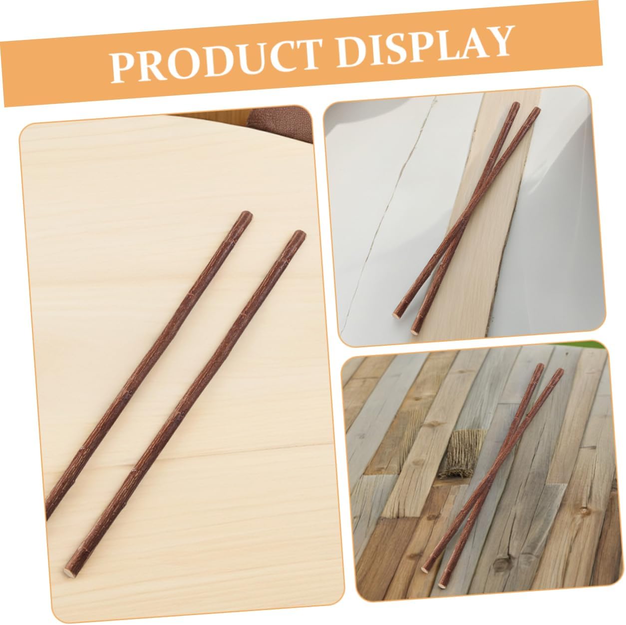 VILLCASE 50pcs Natural Dried Tree Branches for DIY Crafts Versatile Wood Sticks for Vase Fillers Creative Home Decoration Rustic Twigs for Floral Arrangements and Garden Accessories