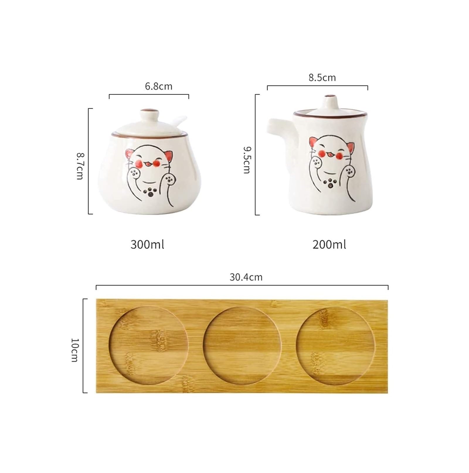 Dosificador de Aceite y Vinagre Dispensador de Aceite y vinagre, Botella de Aceite (200 ML), Botella de cerámica for Mesa, vinagrera for Salsa de Soja o vinagre con vertedor cocinando