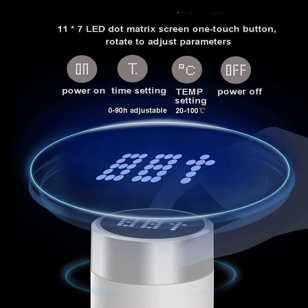 Sous Vide Cooker - Easy to Use Immersion Heater Circulator Supreme At Home Results - Stainless Steel LED Display For Easy Use Touch Control Even Cooking