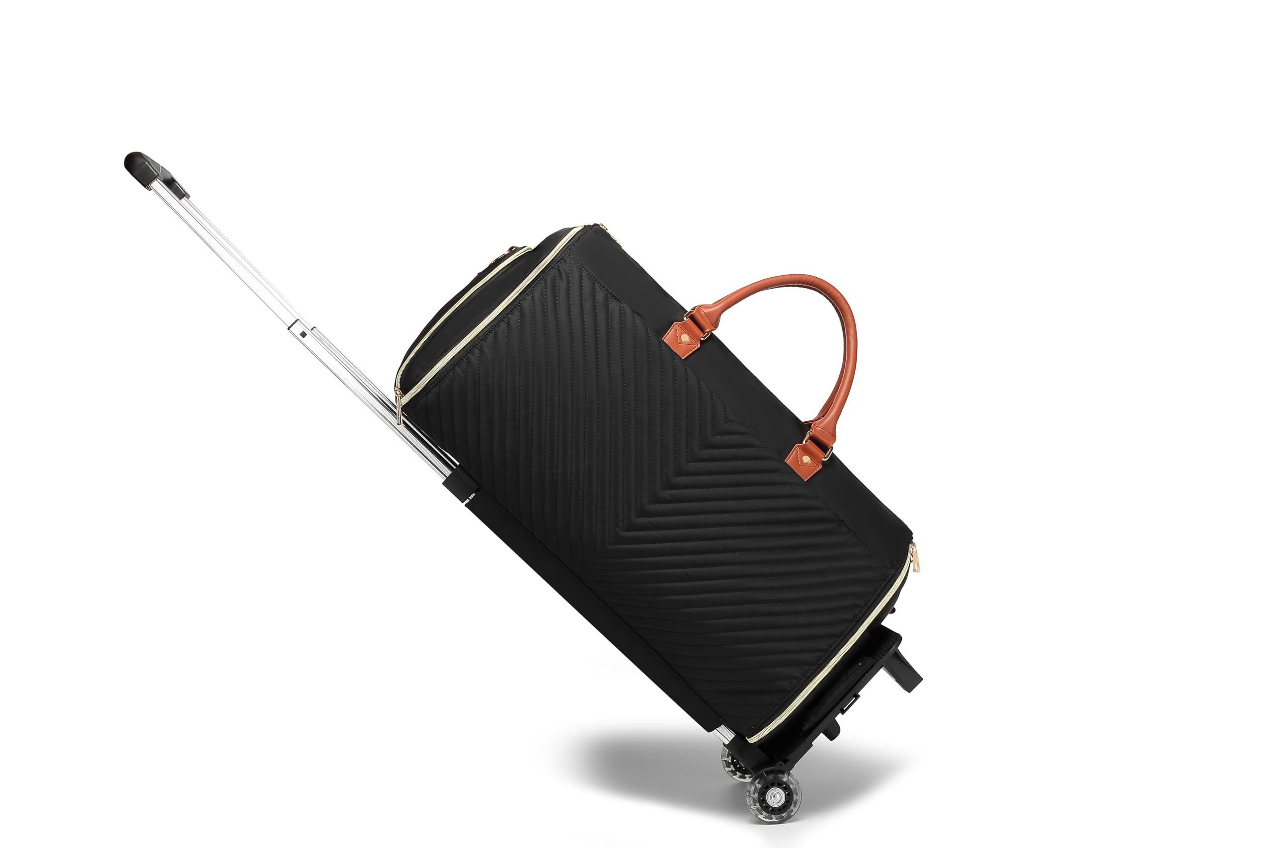 RUIMARolling Garment Bags Garment Bag with Wheels Travel Garment Bag with Shoe Compartment Rolling Duffle Bag with Wheels