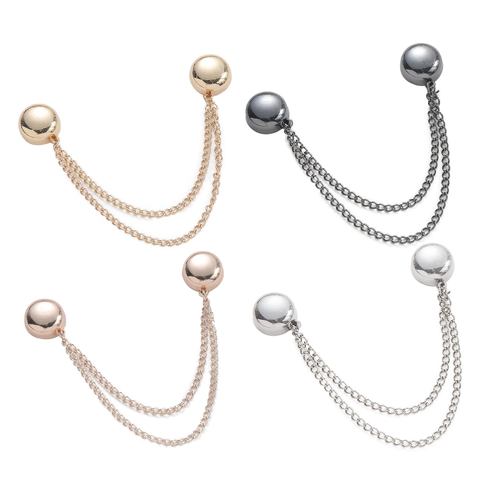 A&H ZIER 8 Pack Hijab Magnet Magneti Hijab senza spillo Spille Hijab per donne in mussola Spille magnetiche Hijab forti, Spille magnetiche Hijab per sciarpa, Magneti Hijab (lucido