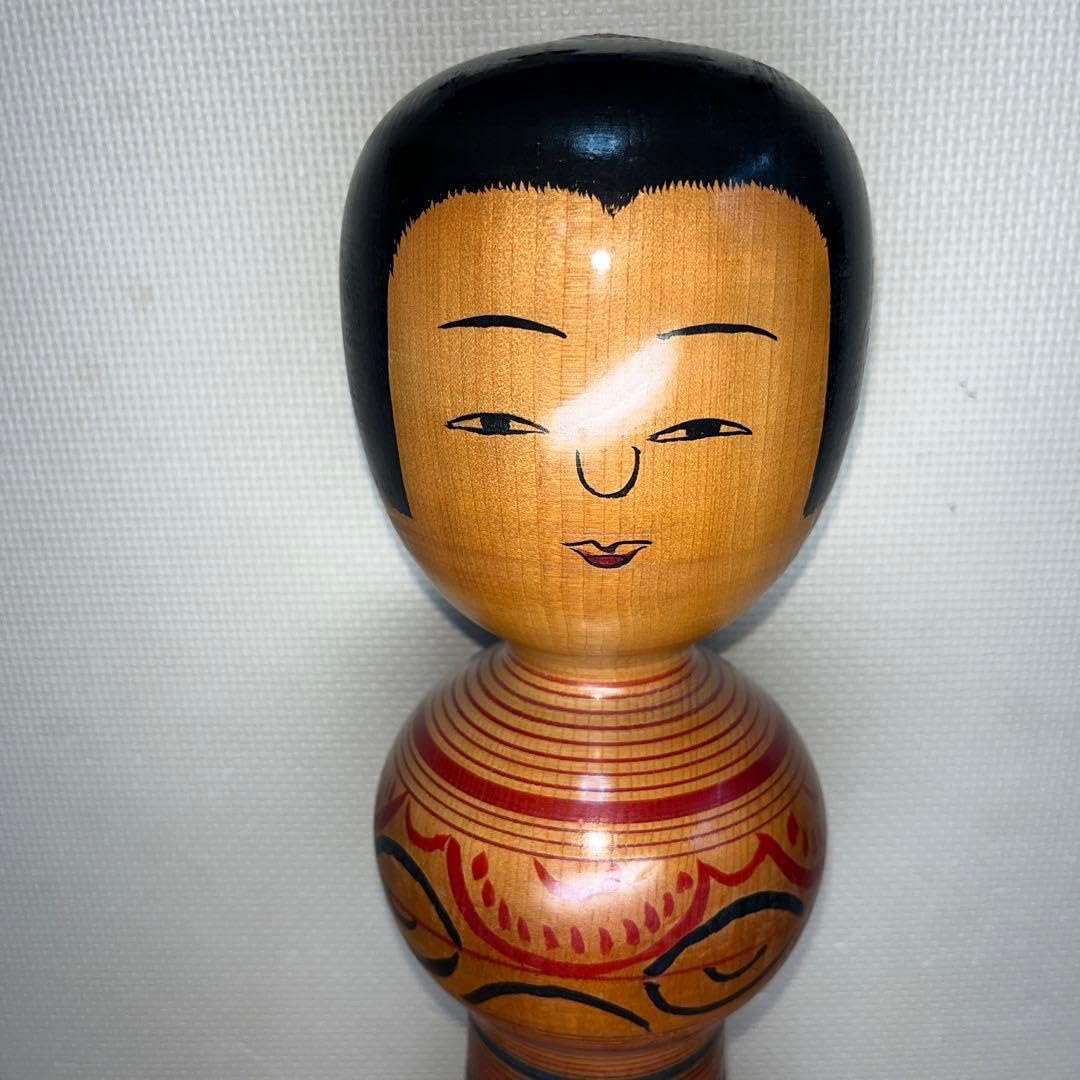 Amazon.co.jp: 現代の名工 小椋久太郎 超レア 朱桂材 赤色菊模様 大型