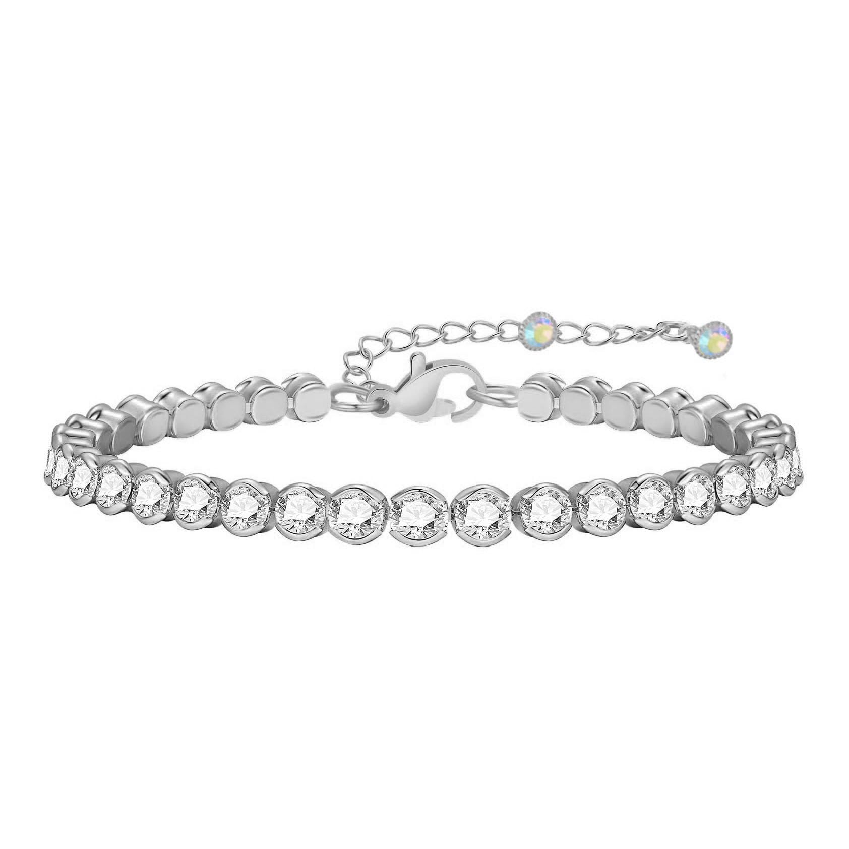 Trendy Adjustable Silver Rhinestone Anklet Leg Chain Toes Foot Layered Payal Ankle Bracelets Anklets Chains For Girls Women-image-6