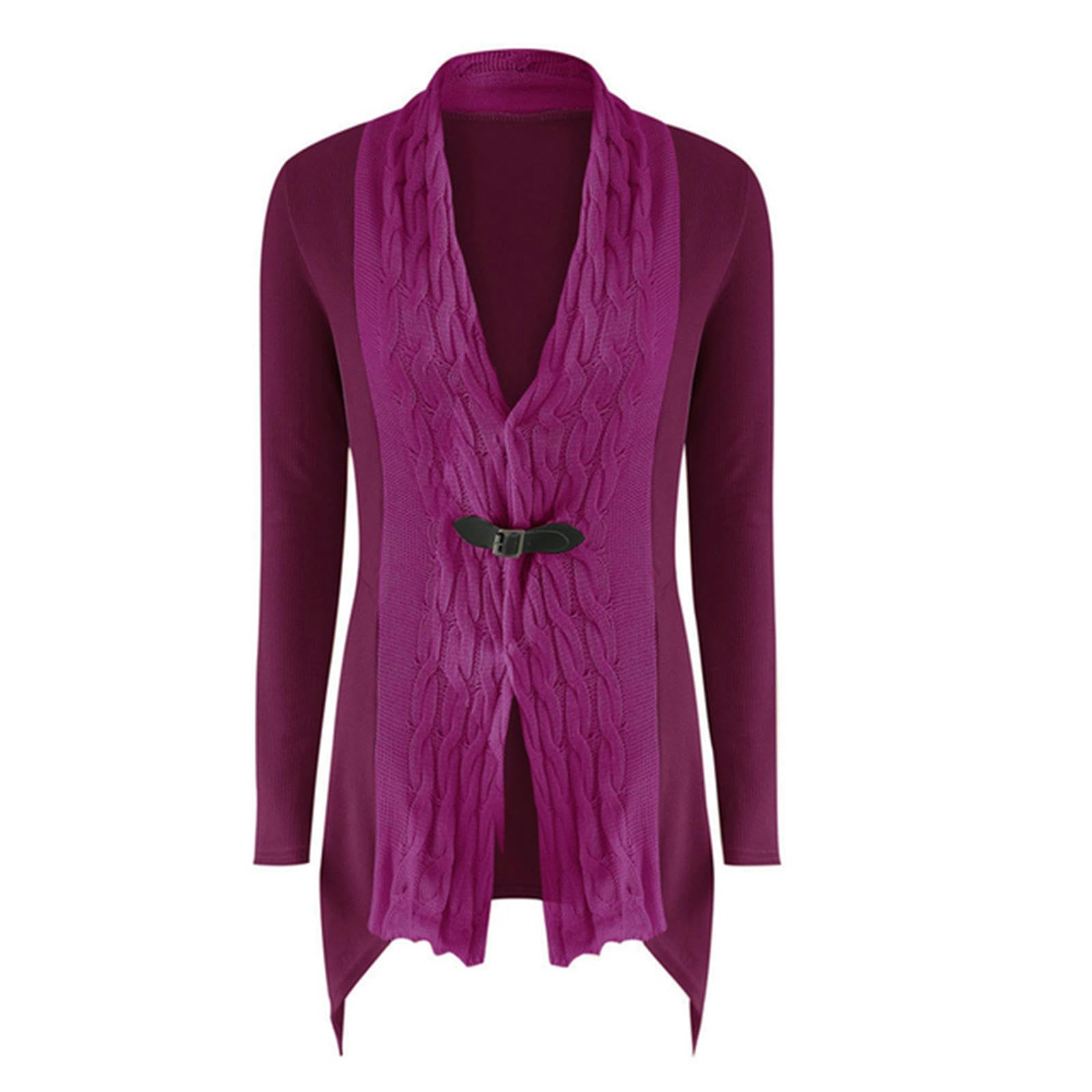 NOGRAX Rebeca Mujer Verano Chaqueta De Cardigan Femenina De Otoño E Invierno Chaqueta De Punto Irregular De Manga Larga Suéter