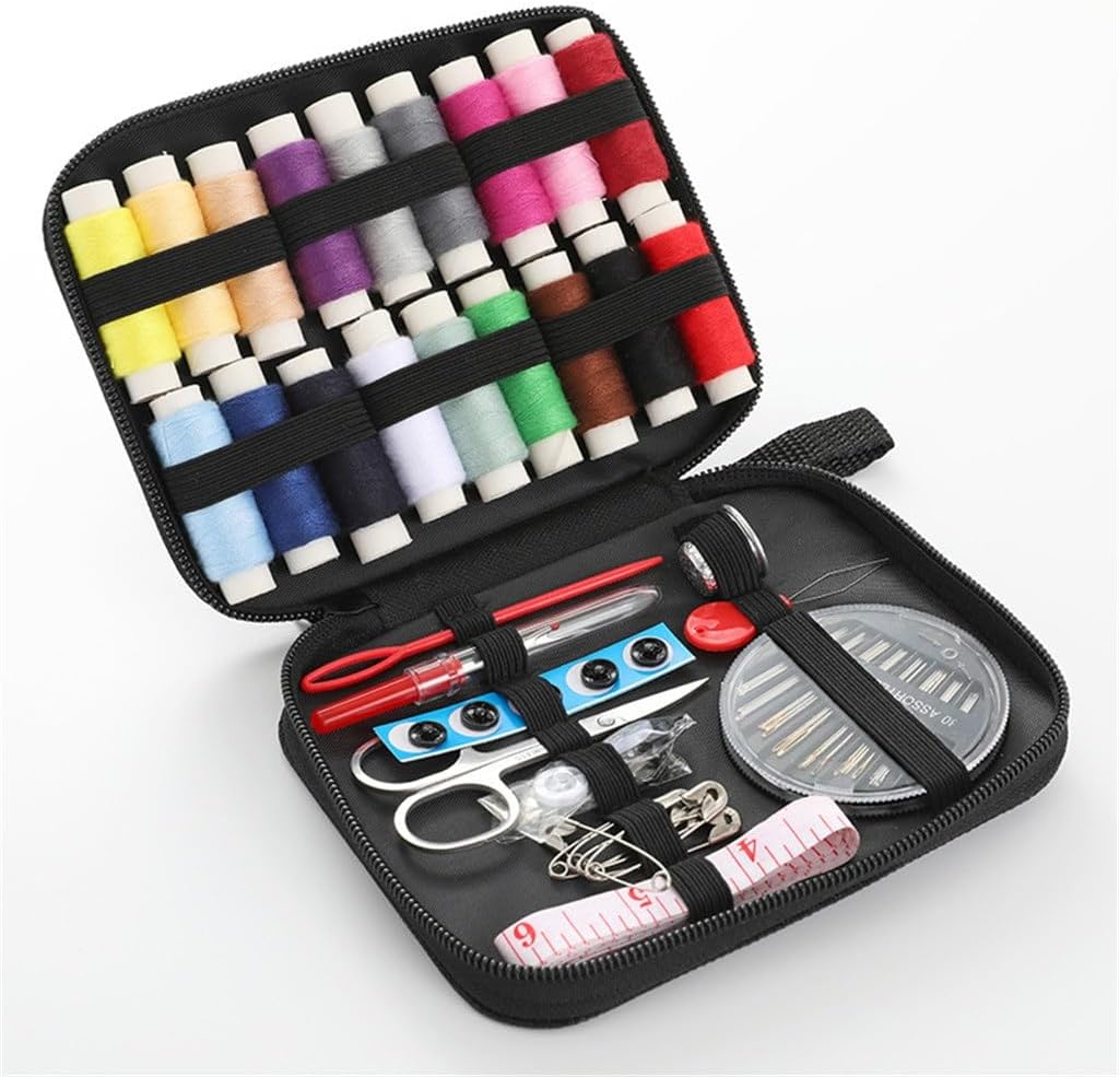 ASWRTYJO Handbag Portable Needle and Thread Box Set Home Sewing Bag Sewing Tool Needle and Thread Bag