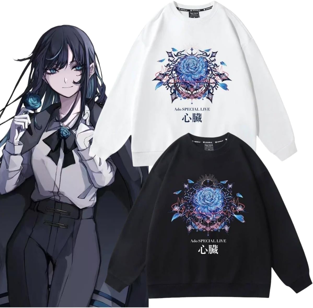 Amazon | アド Ado 応援服 Tシャツ スウェット 歌姫 Ado コンサート
