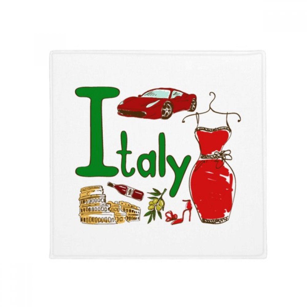 Tapis de sol Italie symbole national multicolore 50x50cm pour salon