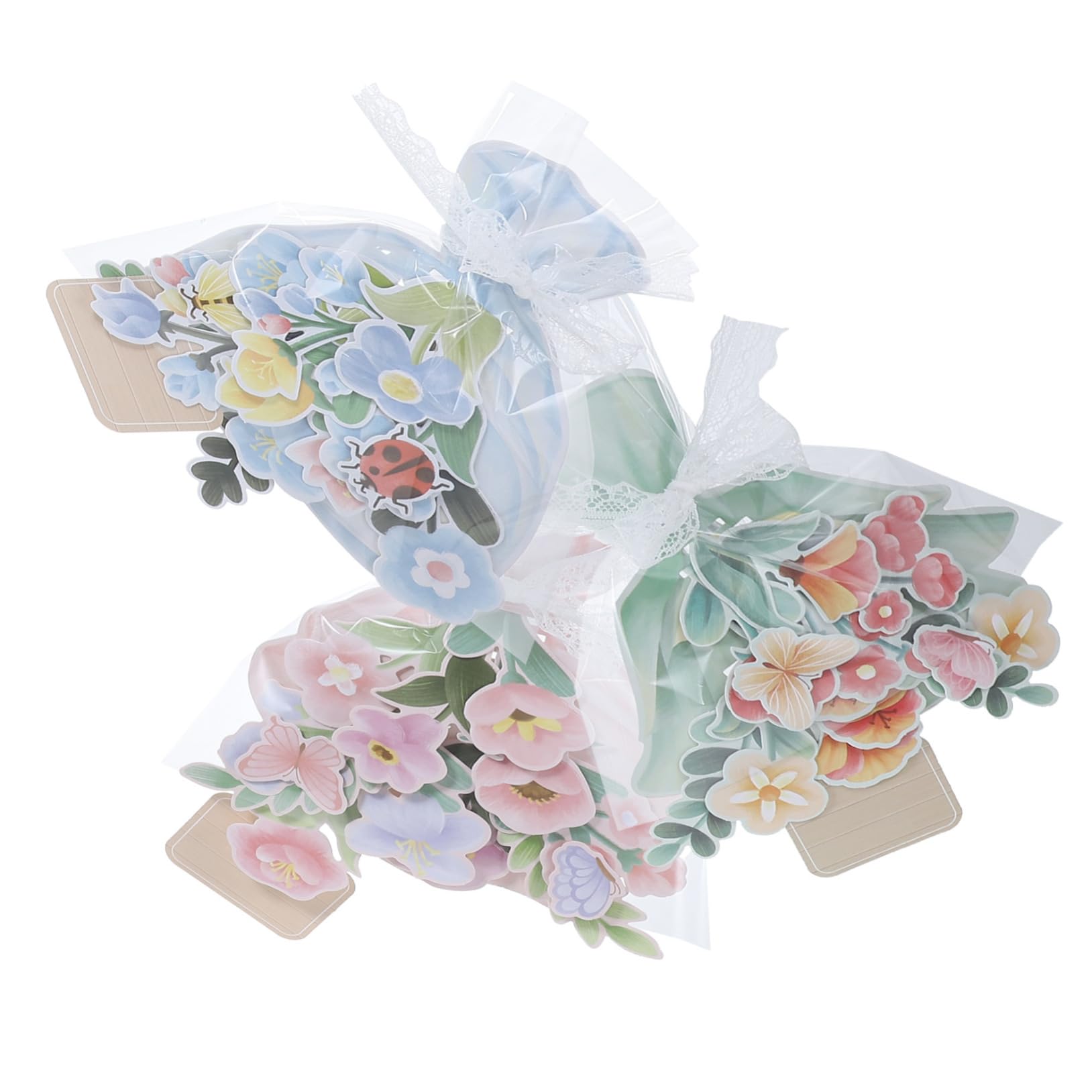 15pièces Cartes De Vœux Pour Enseignants De Cartes Papier Forme De Bouquet Floral Pour Journée Des Enseignants Avec Messages De Bénédiction