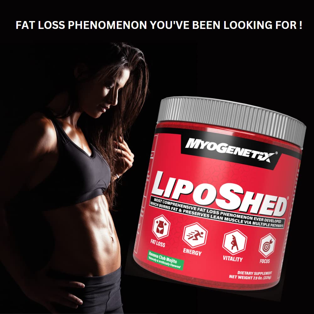 LIPOSHED® | FAT LOSS PHENOMENON YOU’VE BEEN LOOKING FOR ! | With Yohimbe Bark Extract, Grape Seed Extract and Many More..| Havana Club Mojito Flavor — Amazon image 2