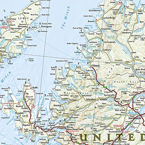 United Kingdom Map (National Geographic Adventure Map, 3325) #TOP1