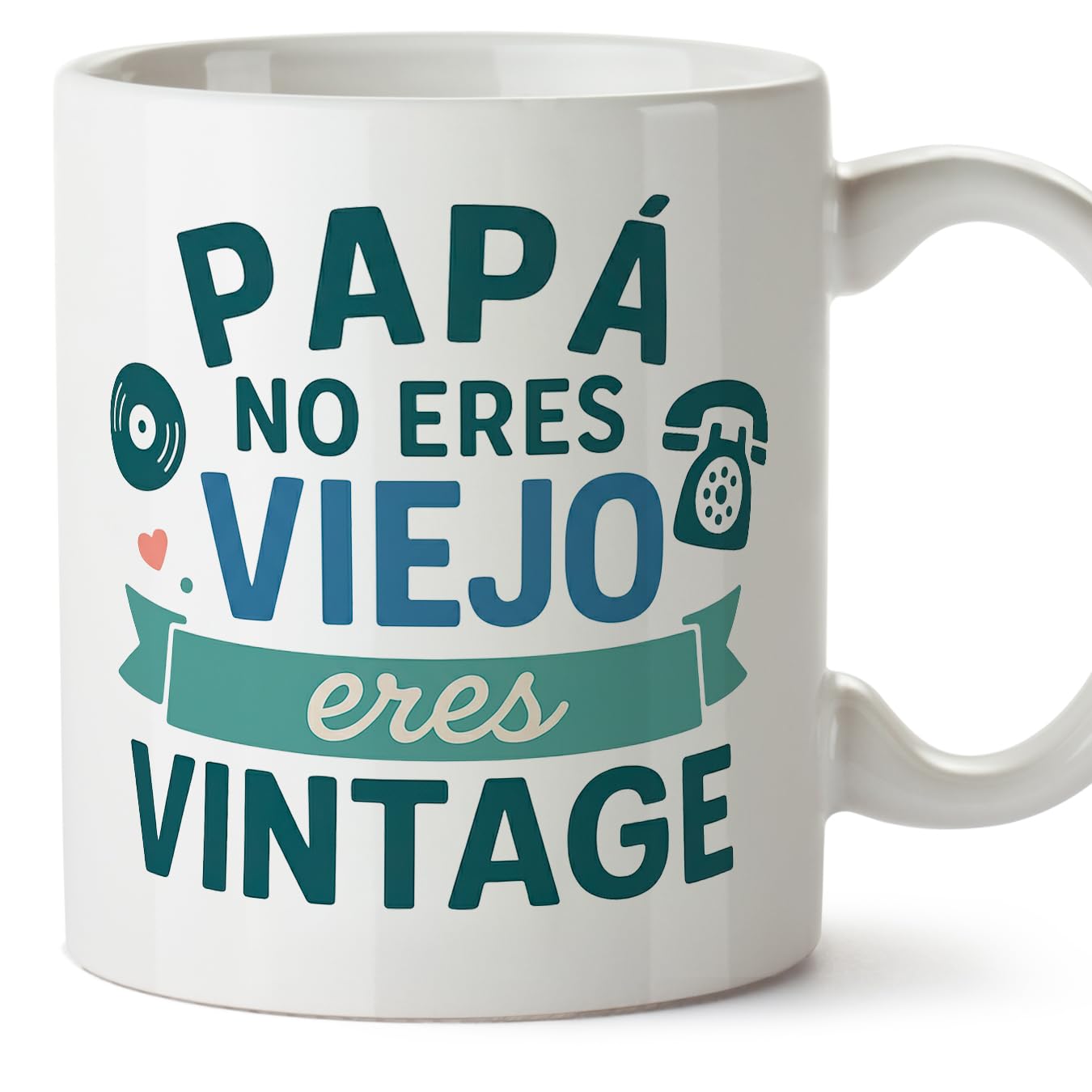 MUGFFINS taza mamá y papá graciosa con frase Gracias por limpiarme en Español | regalo madre y padre divertido | regalo cumpleaños madre y padre | 330 Ml 11 oz | Papá y mamá v1.2MA — view 20