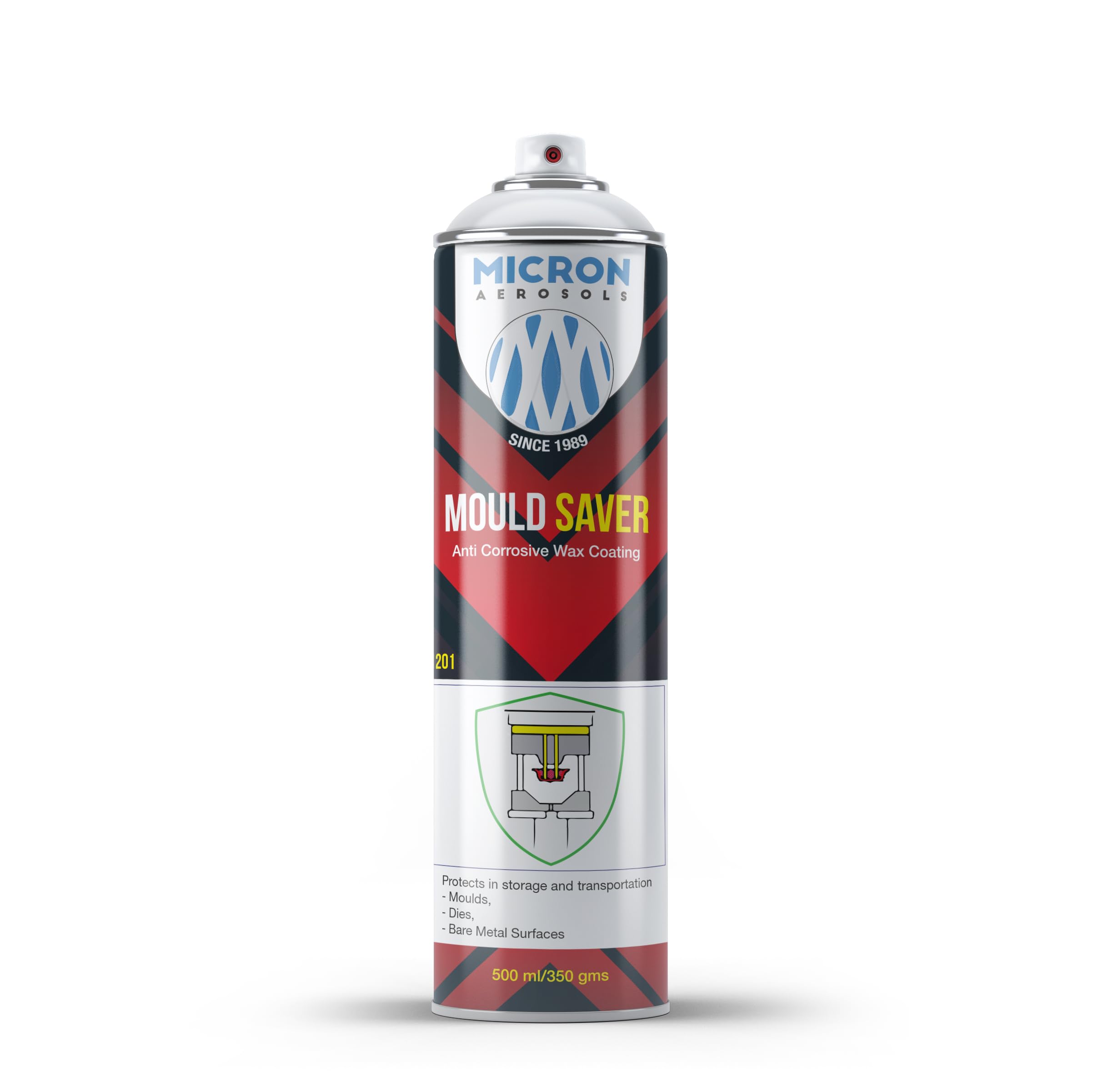 micron aerosol Mould Saver | Anti Corrosive Wax Coating for Metal Moulds Die Casts | Mould Protector | Mould Protection Spray | Fast Action Quick Drying | 500ml | Micron Aerosols-picture-26