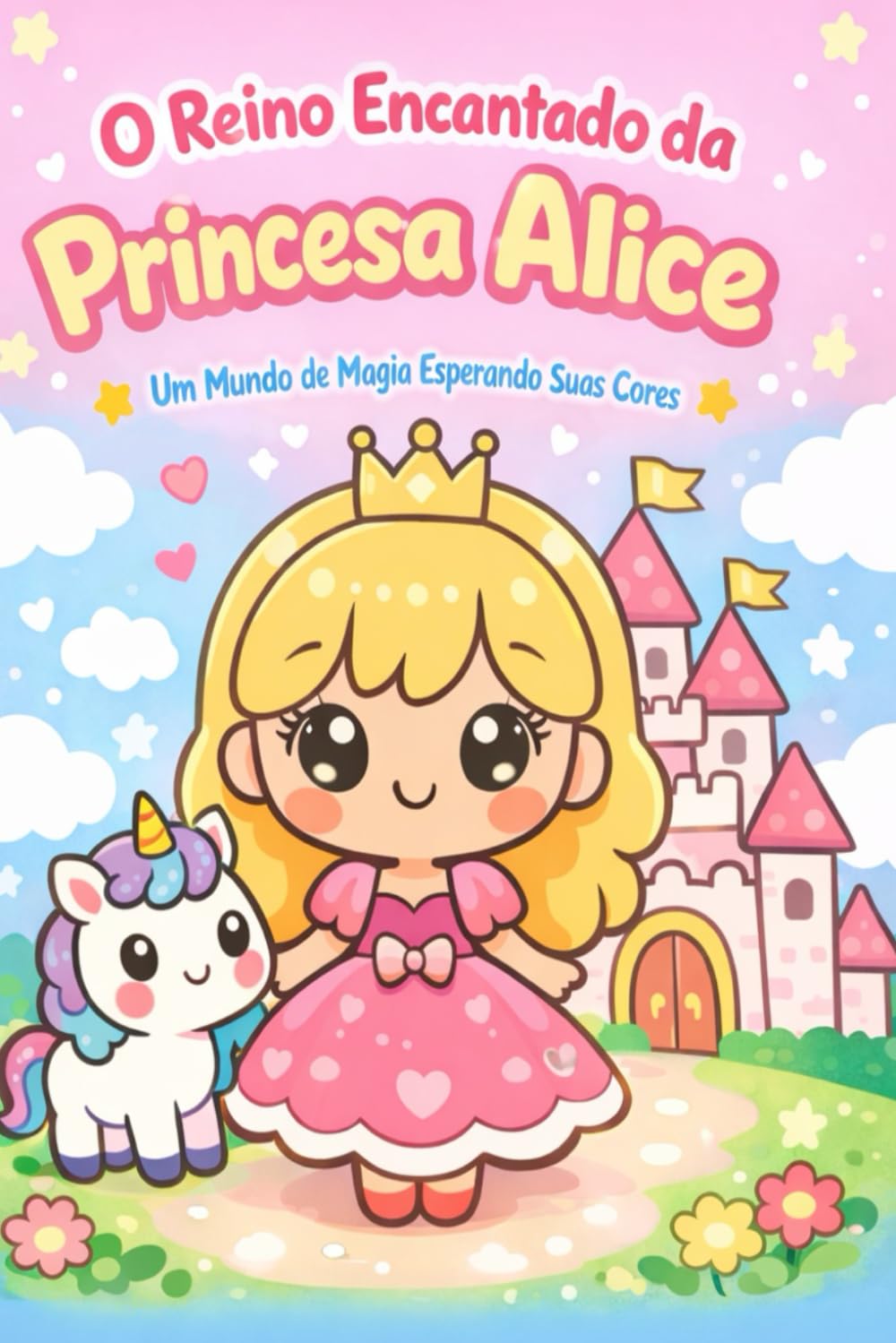 O Reino Encantado da Princesa Alice: Um Mundo de Magia Esperando Suas Cores