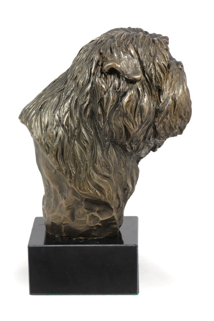 Art-Dog Dog Marble Statue - Unique Edition ArtDog Collection - Handmade Cold Cast Bronze Sculpture for Dog Lovers Indoor– Dog Figurine – Statue Affenpinscher