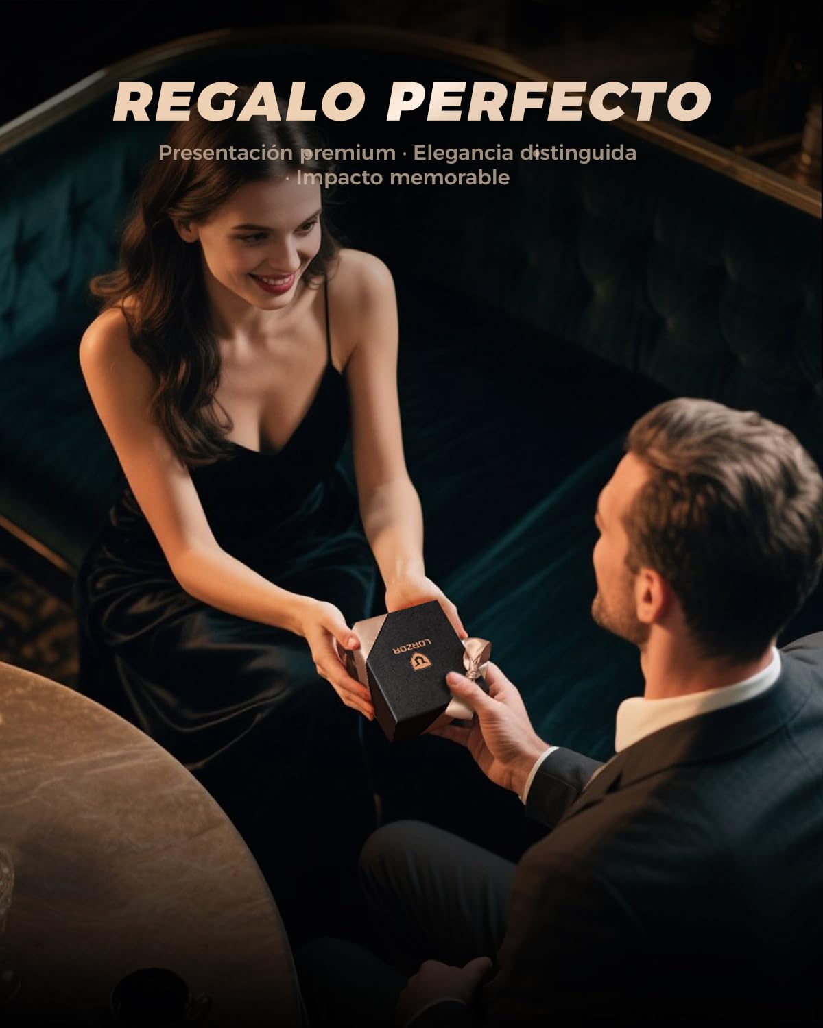 LORZOR Carteras para Hombre Pequeñas con Monedero XXL, Billetera para Hombre con Bloqueo RFID, Cartera Tarjetero Piel, Wallet Pop-up con Compartimento para Billetes, Capacidad para 10 Tarjetas