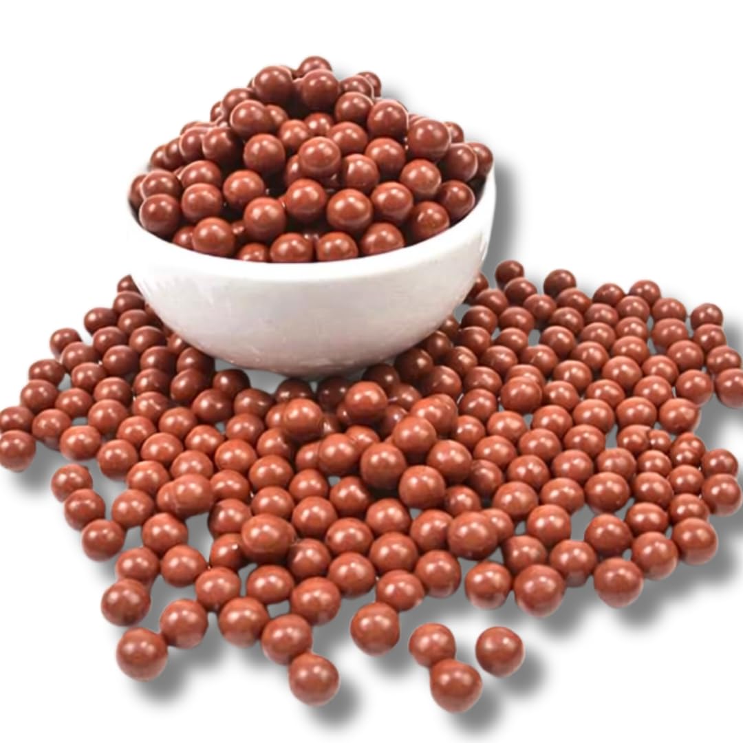 8mm Red Biodegradable Clay Balls – 500g Natural Mud Practice Balls for Outdoor Slingshot Training-image-44