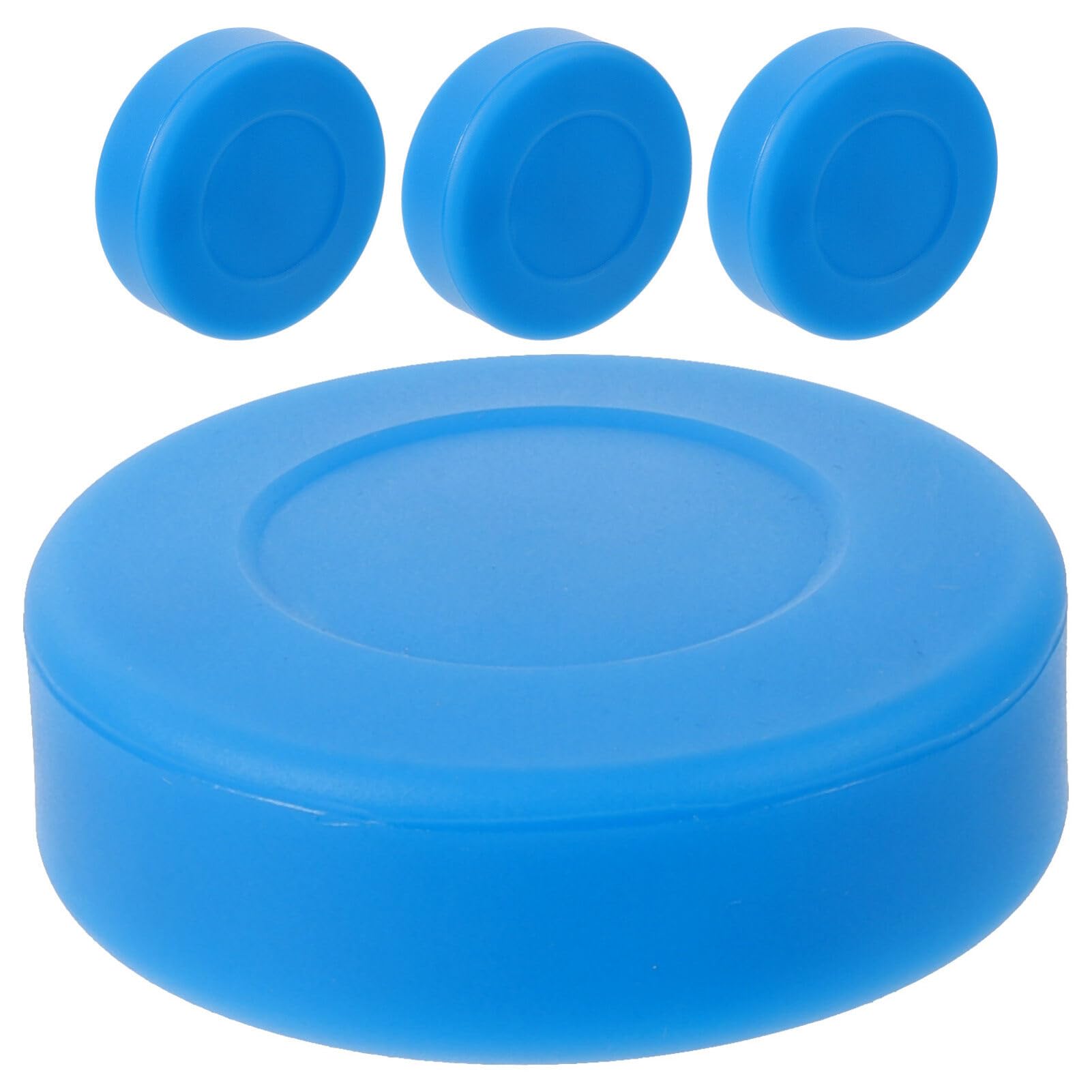 Sosoport 4pcs Adjustable PVC Ice Hockey for Official Training Competition Lightweight High Density for Indoor Use Smooth Enhanced Resilience for Teams and