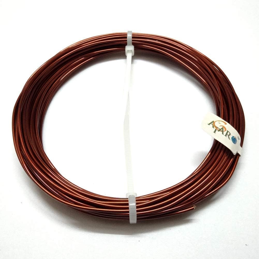 ATAR Enamelled Copper Wire Size 16 Gauge 8 Meter Length for Craft Work, Jewelry Making, Repairing ATCW1