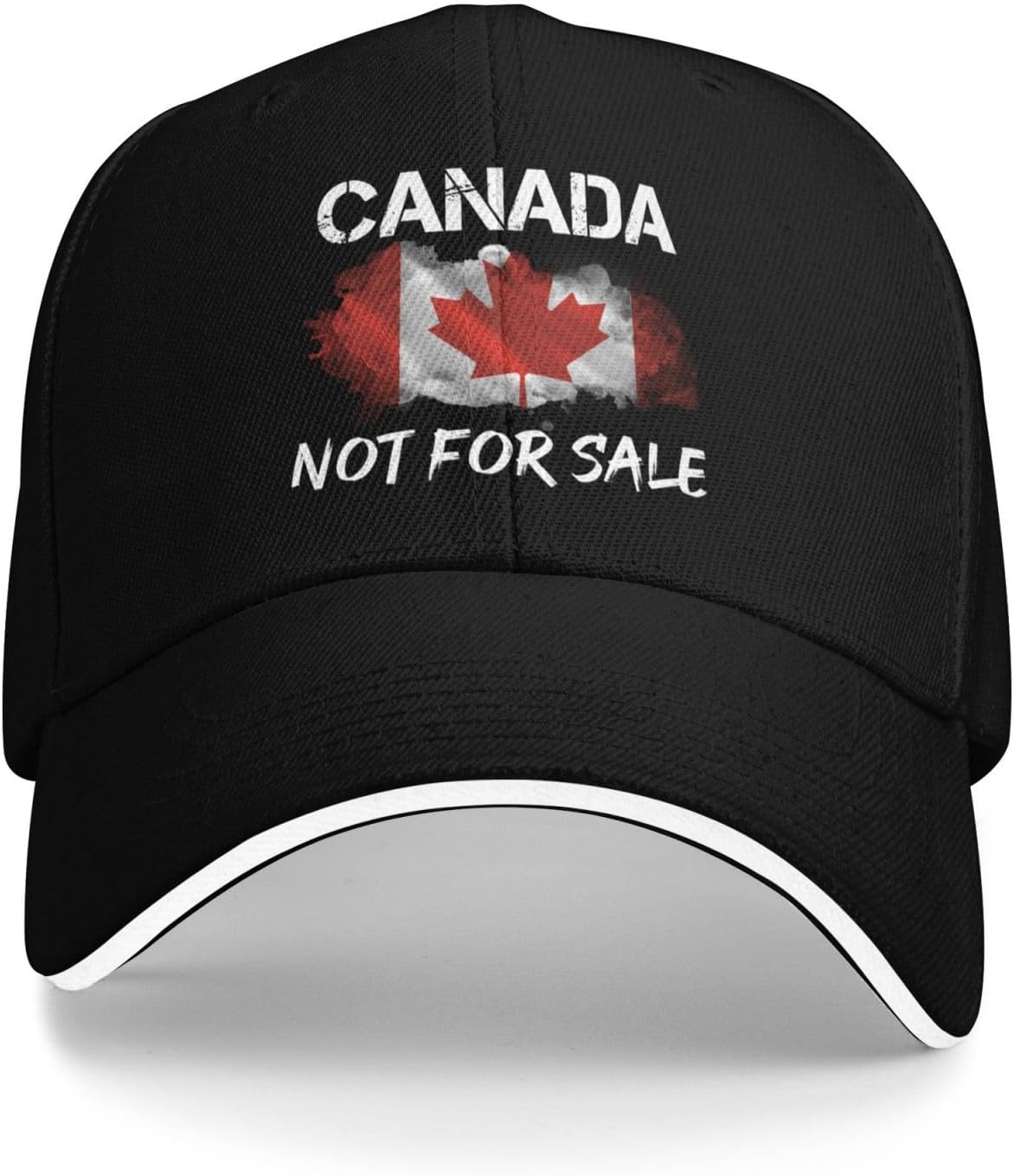 I Love Canada Hat Baseball Adjustable Dad Cap for Men Women Black