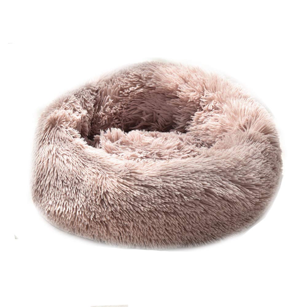Lit de chien de compagnie avec coin de canapé chic beige 100 cm