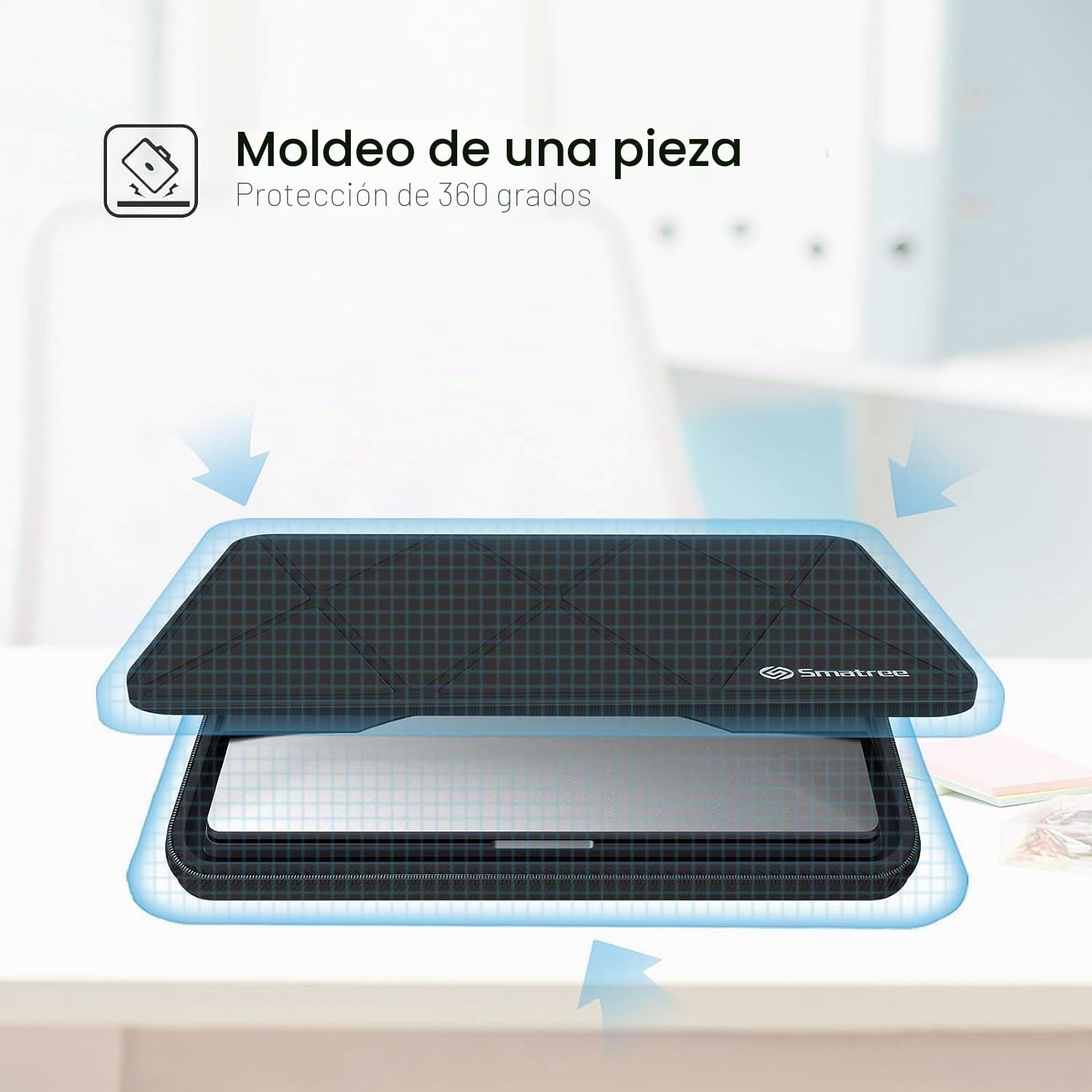 Smatree Funda de Carcasa Dura para portátil Compatible con maletín para portátil ASUS ROG Strix Scar 18 de 18 Pulgadas, ASUS ROG Strix G18, ASUS ROG Strix Scar 18 (2024), ROG Strix G18 (2024)