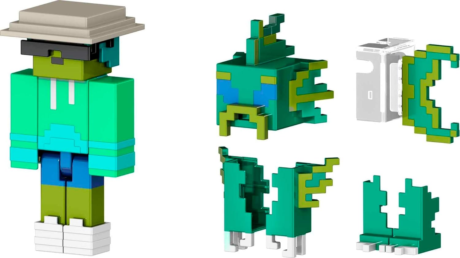 Minecraft Game, Creator Series Action Figures and Accessories Expansion Pack, 3.25-inch Collectible Gift for Kids