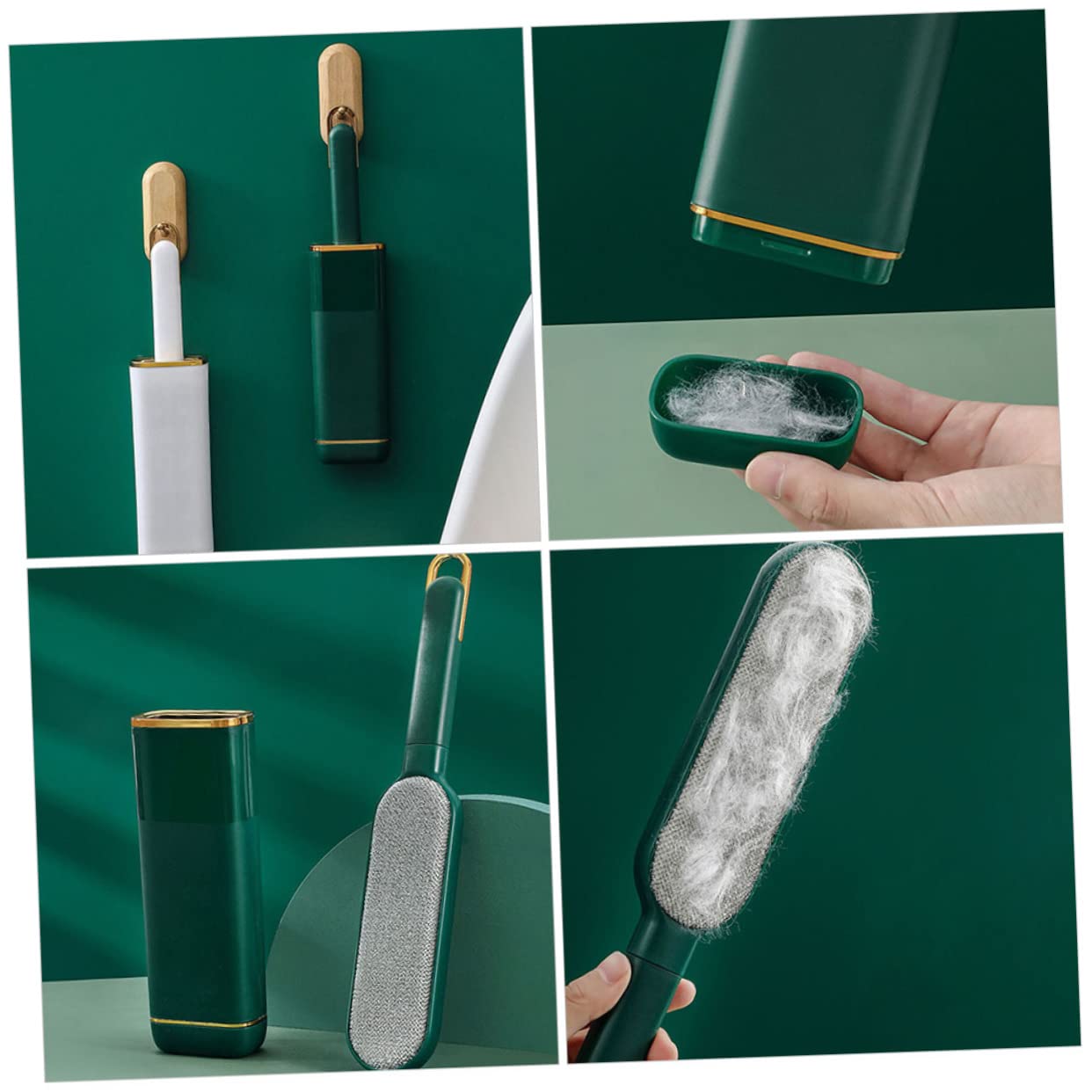 minkissy 3 szt. dwustronna szczotka elektrostatyczna meble domowe dywan samochodowy depilatory depilatory dywan do depilatorów samochodowych na rolki do ubrań wałek do kłaczków sierść psa ABS lepki
