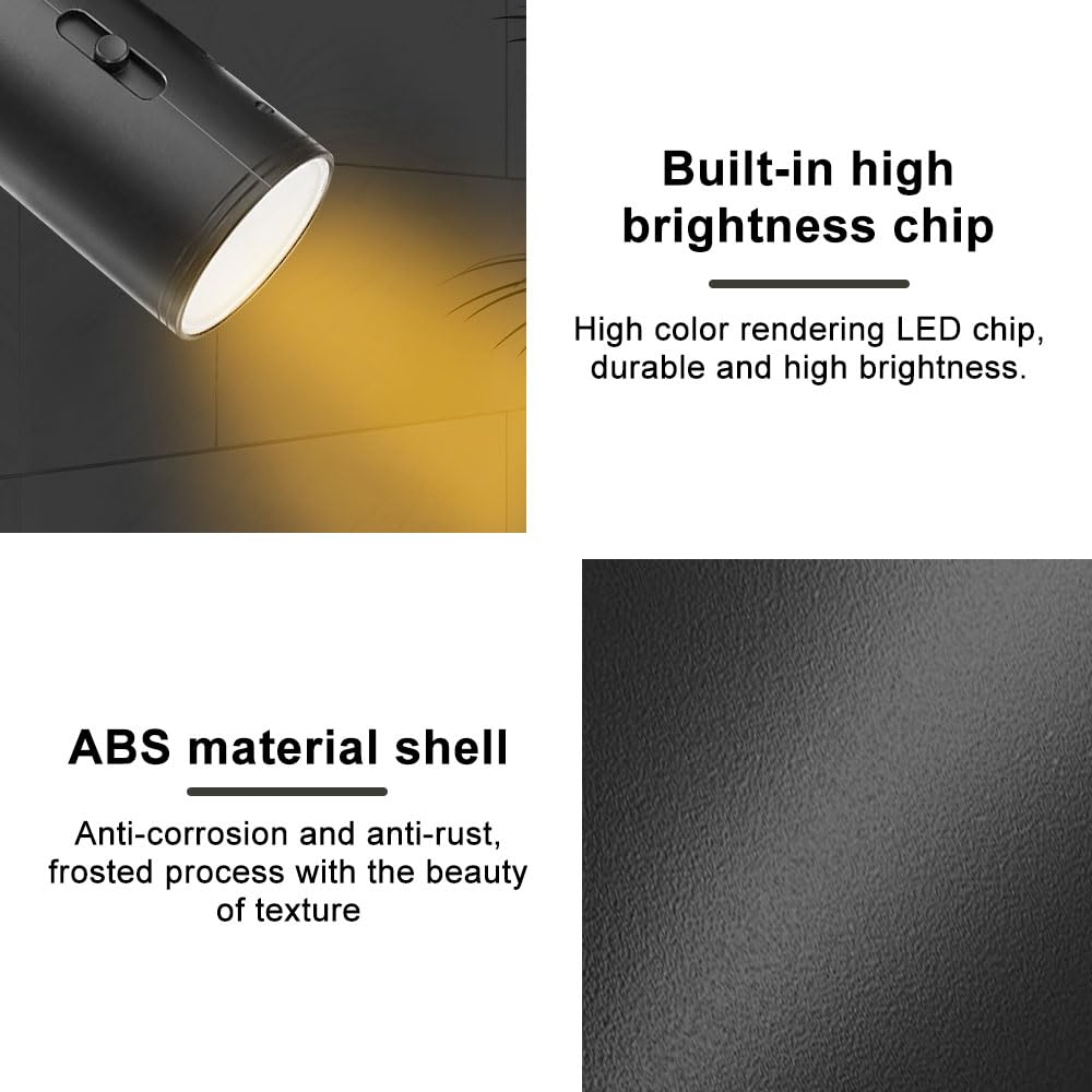 COONOOR Lot De 2 Veilleuses LED à Brancher, Luminosité Réglable, 3