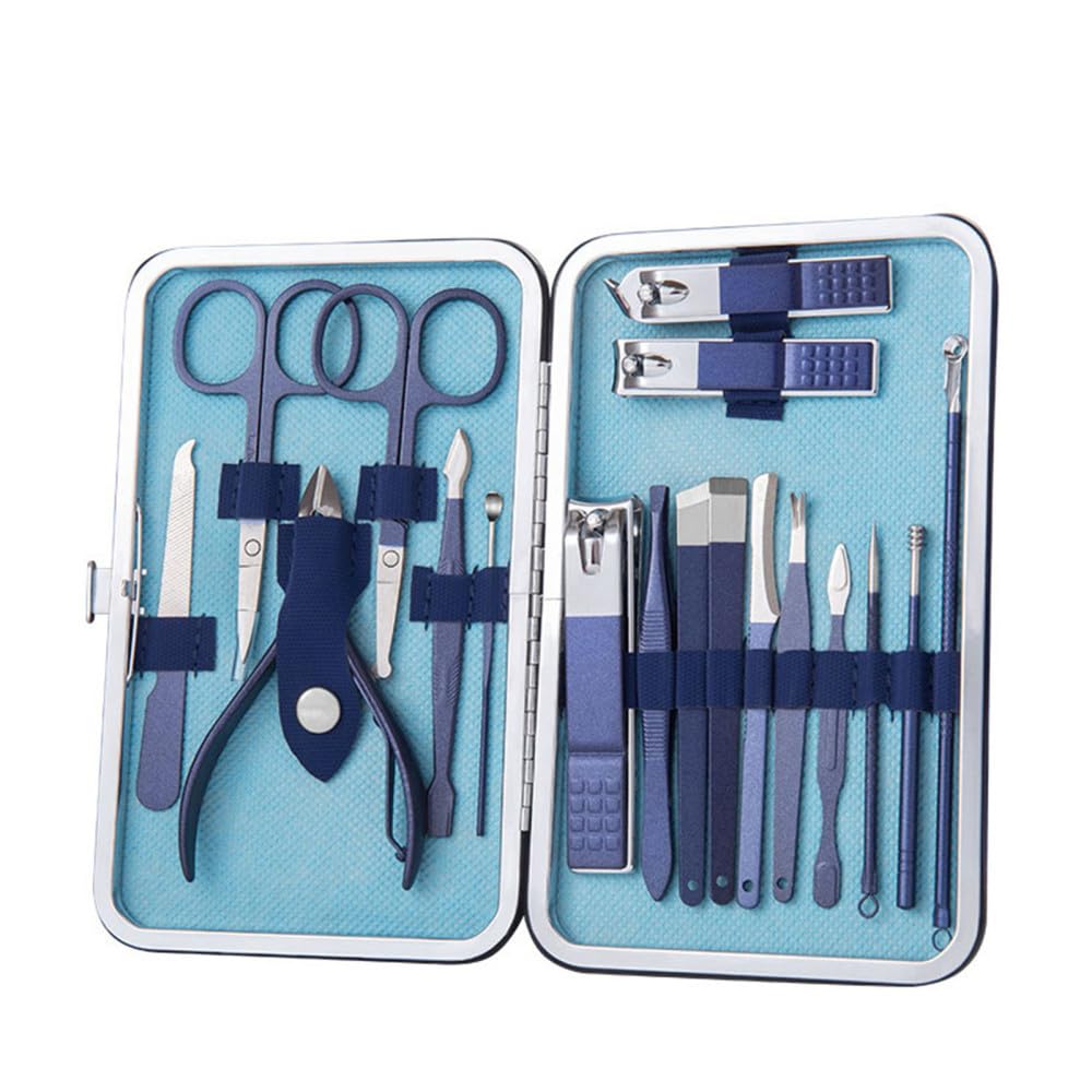 Tijeras Cortaúñas Juego Alicates para piel muerta Alicates para cortar uñas Cuchillo de pedicura Ranura para uñas Herramienta de manicura para uñas, 4