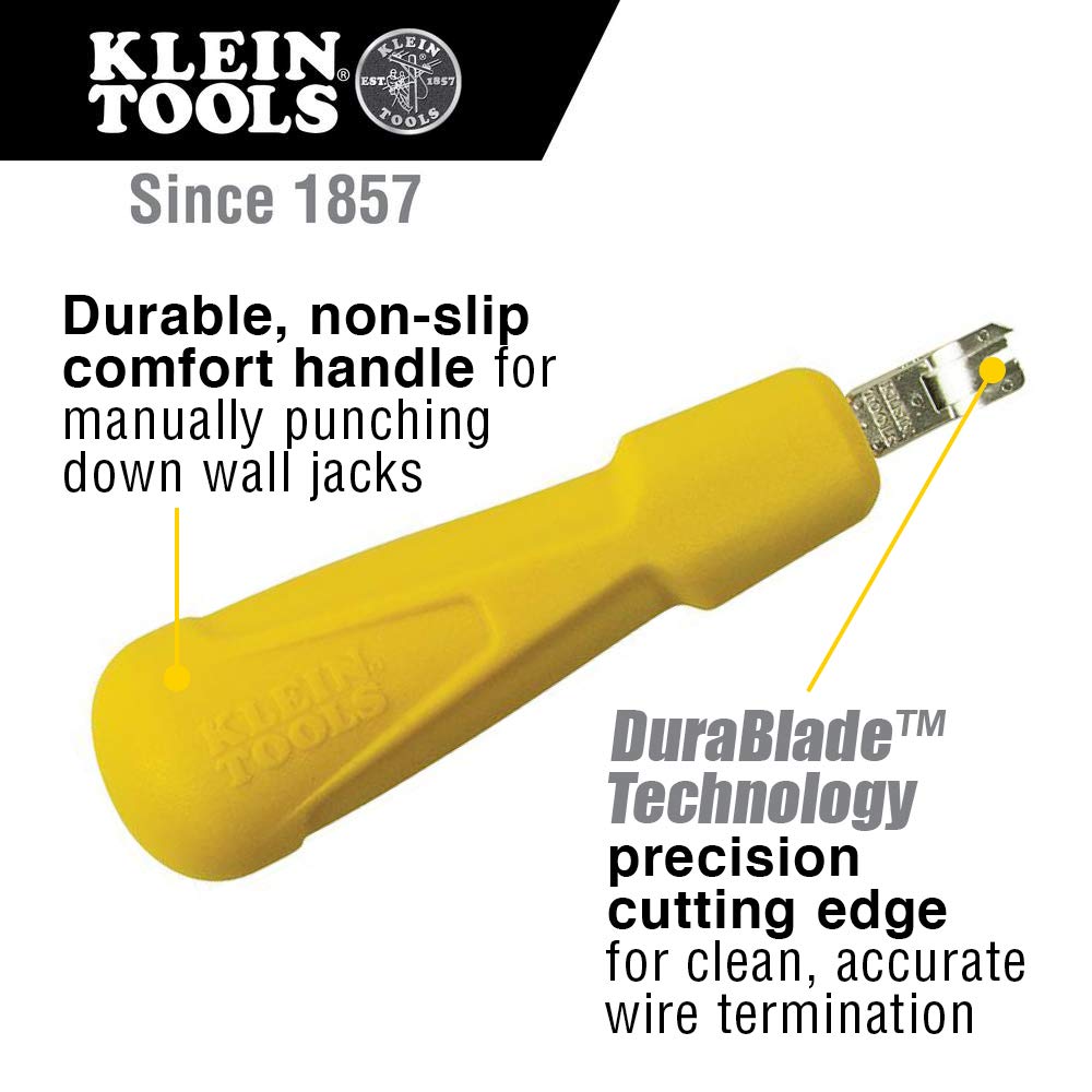 Klein Tools VDV026212 Twisted Pair Installation Kit with Crimper