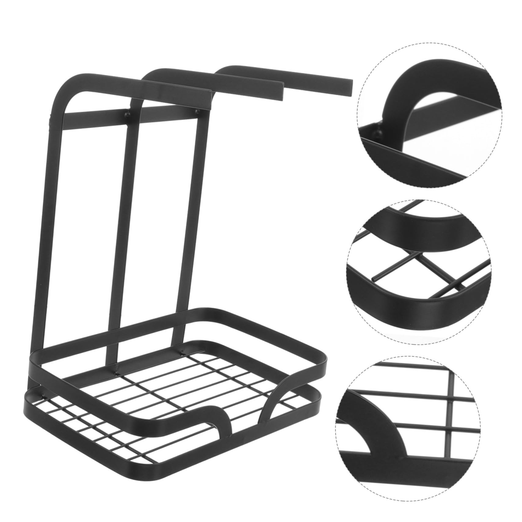 SHOWERORO Portasponda da Cucina Inossidabile Supporto Scolante per Spugne e Panni Accessorio Pratico per Lavello e Stoccaggio Utensili da Cucina