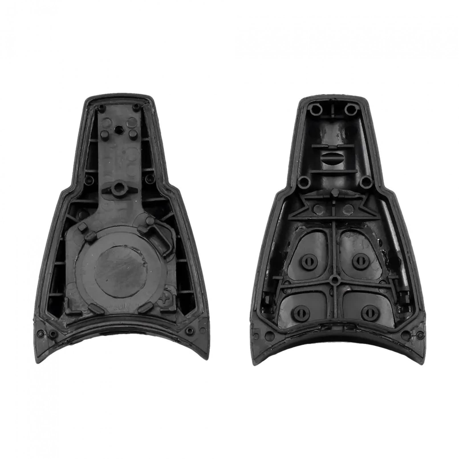 Guscio Chiave Vuota 3 Pulsanti Per Saab 9-3 9-5 – Telecomando Ricambio Con Lama Non Tagliata, Custodia In ABS Nero