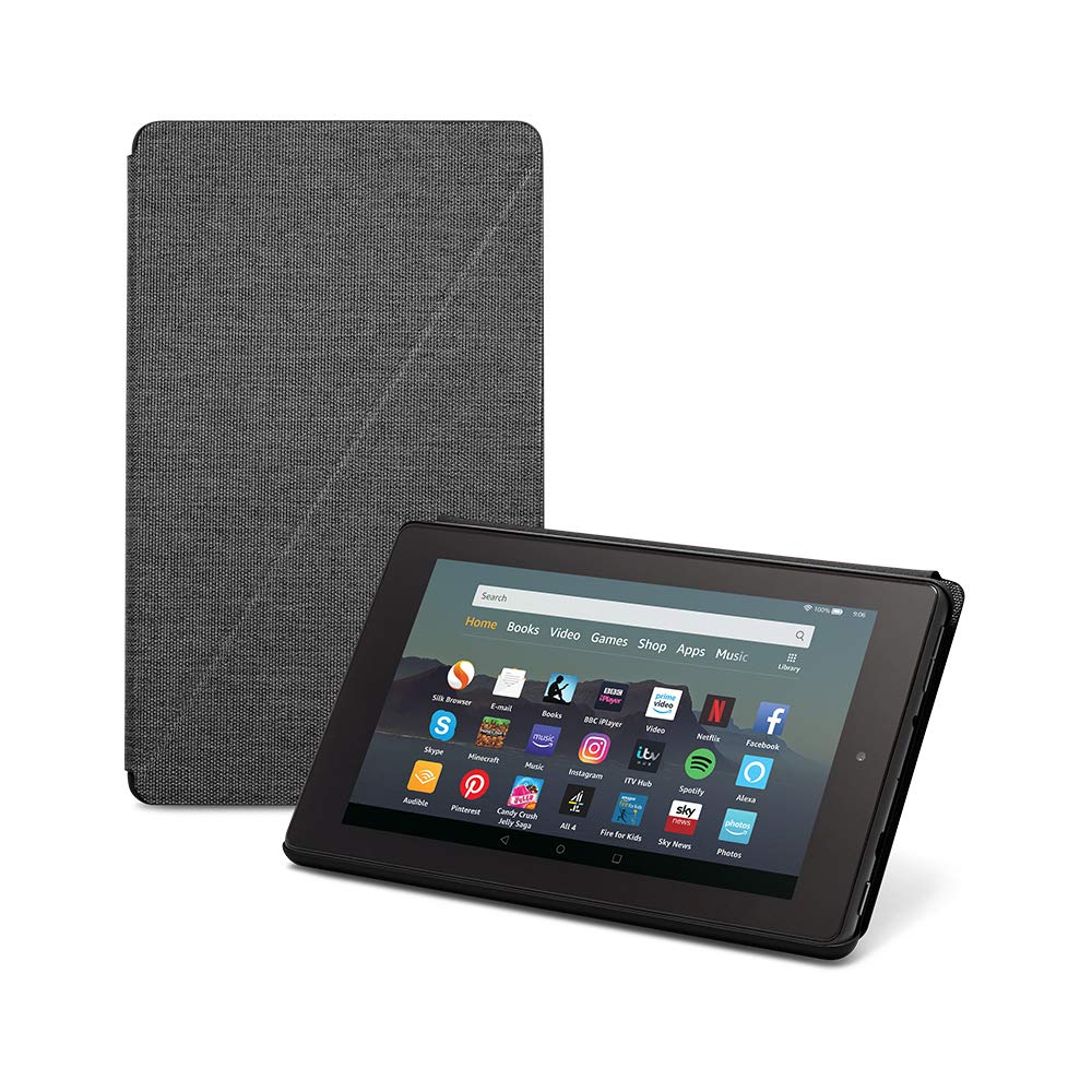 Fire 7 Tablet Case | Compatible with 9th Generation (2019 release), Charcoal Black