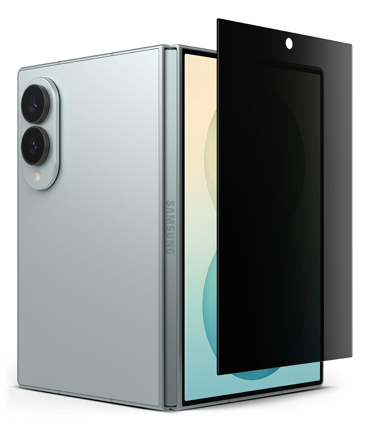 Ringke Easy Slide 360 Privacy Tempered Glass per Pellicola Galaxy Z Fold 8 | 2 pezzi, pellicola, anti-spia, 360 gradi, display frontale, antigraffio, vetro temperato, trasparente, facile installazione
