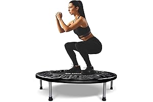 BCAN 38'' Foldable Mini Trampoline, 36'' Non-Foldable Fitness Trampoline
