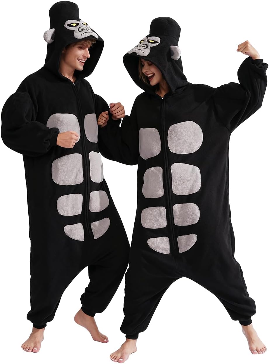 Adult Onesie, Halloween Onesie Adult Onesie Pajamas Funny Cosplay Costume - Image 4