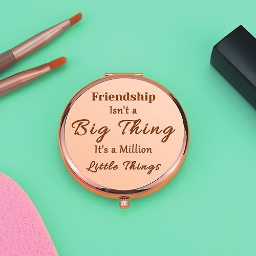 Miniatura 5 de Regalos para amigas para mujeres espejo de maquillaje compacto para amigas hermanas niñas regalos inspiradores para mujeres amigas espejo de