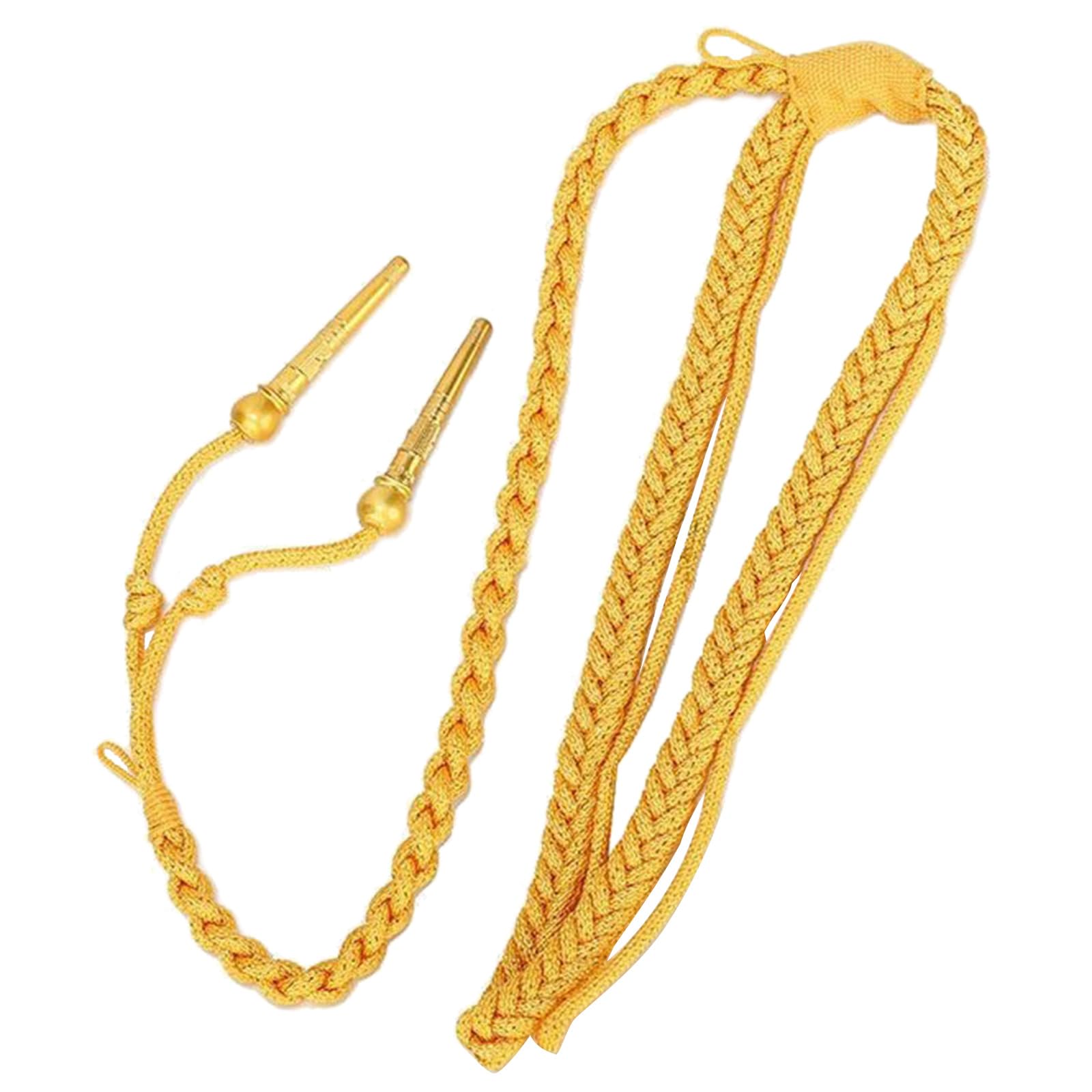 Maxtonser Shoulder Epaulet Braids Uniform Epaulettes Shoulder Braid Cord for Stage Shows Cosplay Costume Epaulettes Fringed