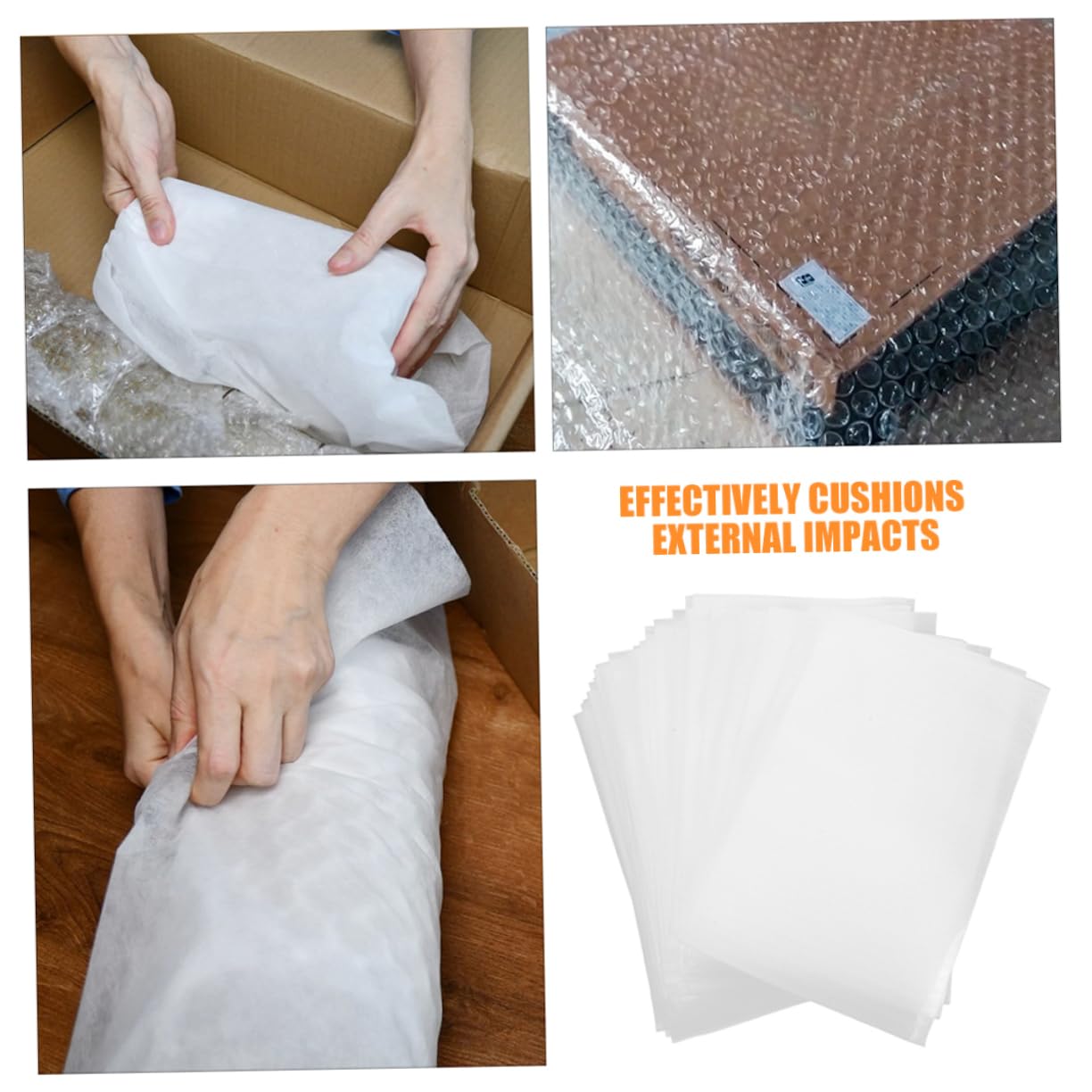 HAPINARY Foam Pouches for Packing 200pcs Lightweight Flexible Protects Electronics Dishes during Shipping